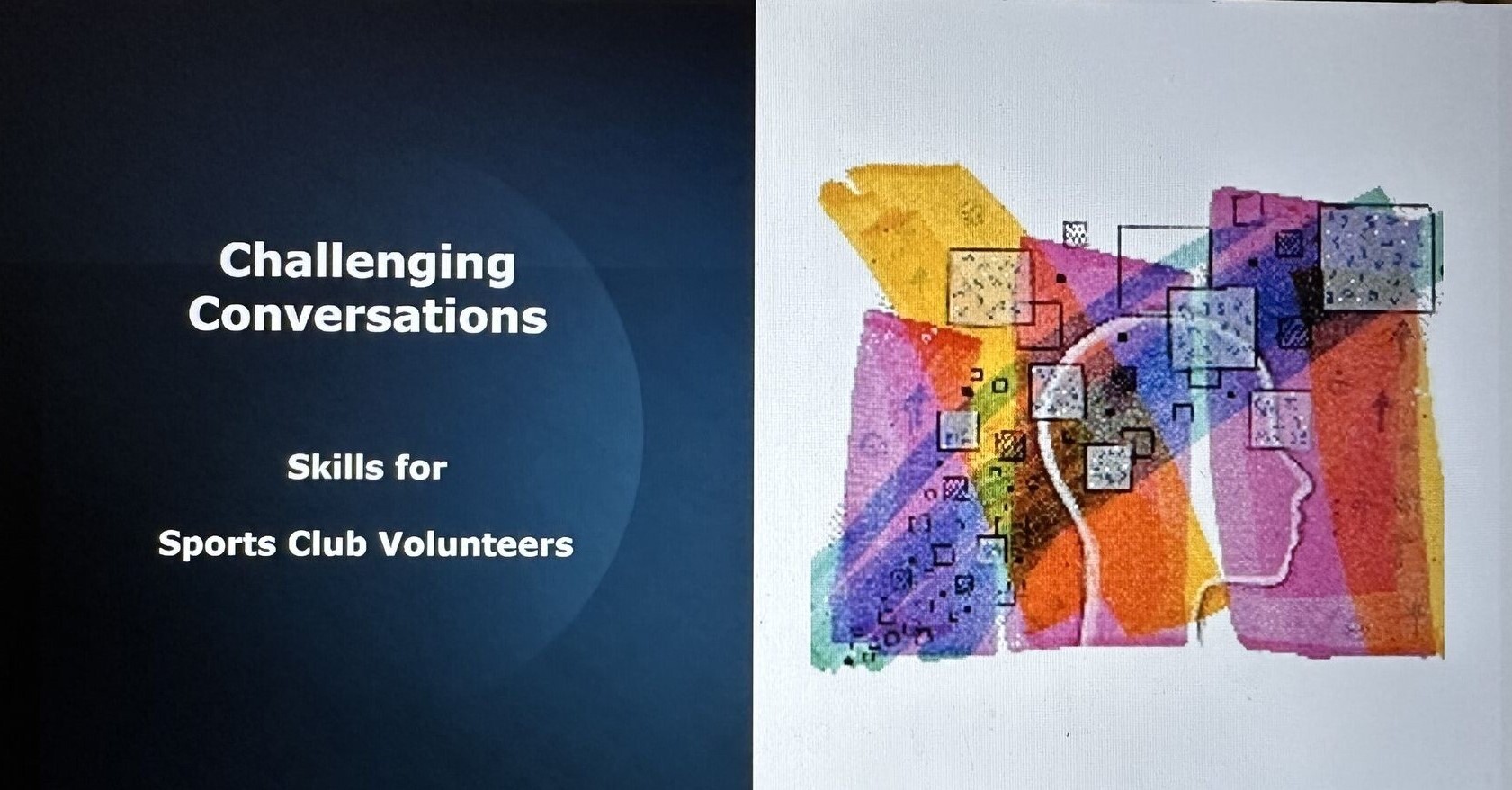 A photo taken at the Challenging Conversations workshop which took place in November 2025.