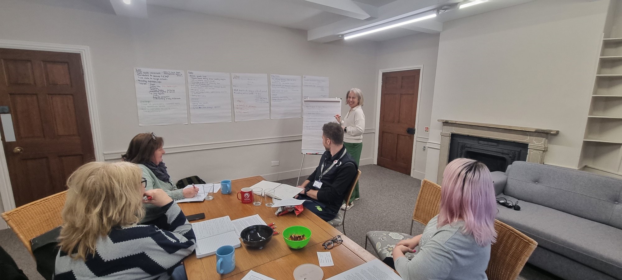 Collaboration during the meeting