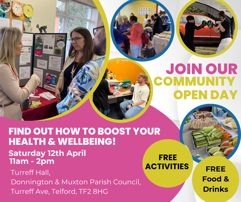 Donnington Community Open Day poster 