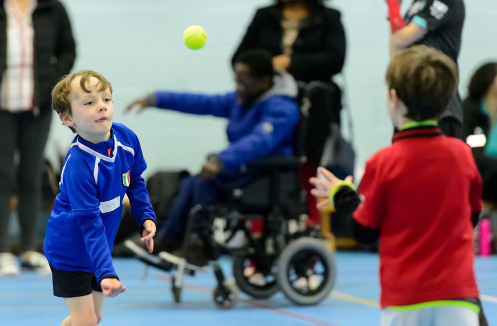 Sport England children disability activity indoors